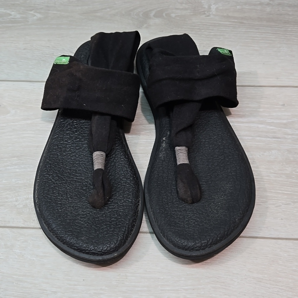 Sanuk Women Yoga Mat Slip on shoes sz 8 Sandals - Picture 4 of 10